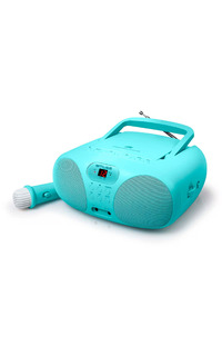 REPRODUCTOR PORTÁTIL DE CD CON RADIO MUSE MD-203 KB CIAN