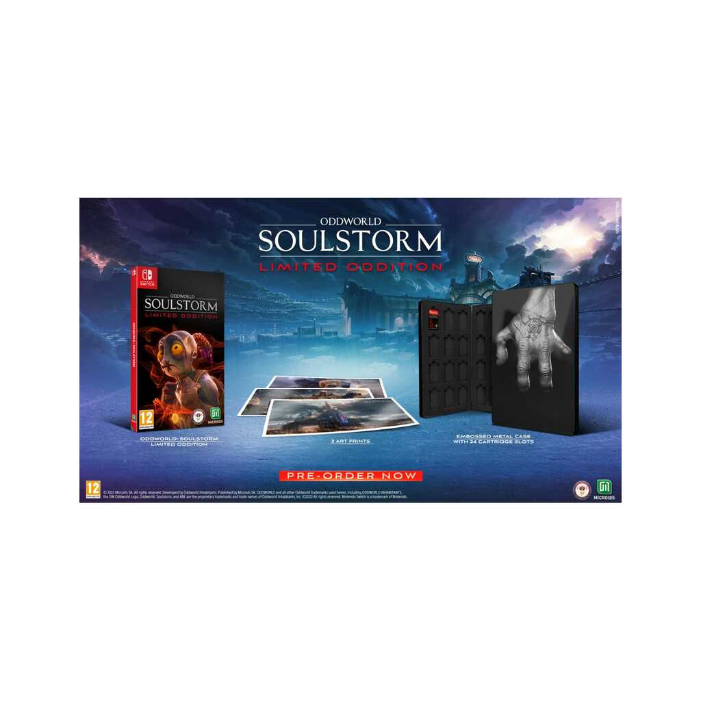 SWITCH ODDWORLD SOULSTORM COLLECTOR EDITION