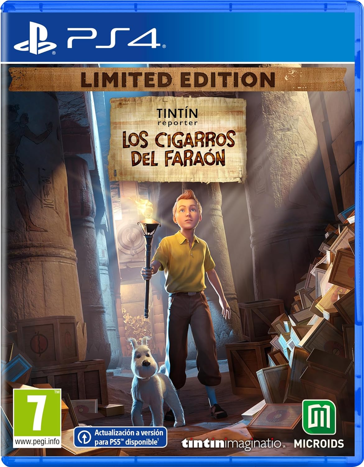 PS4 TINTIN REPORTER - LOS CIGARROS DEL FARAÓN - LI