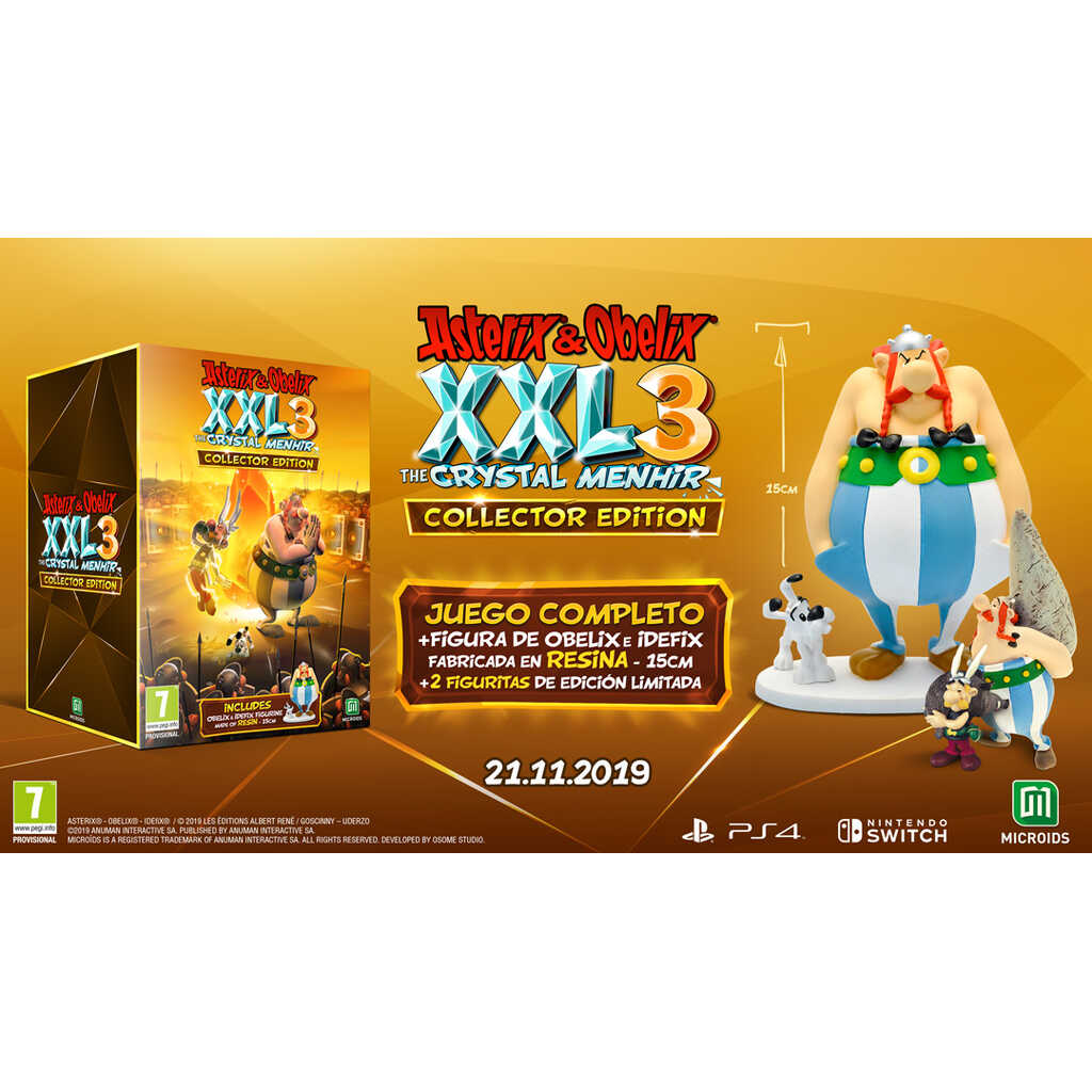 SWITCH ASTERIX Y OBELIX XXL3 THE CRYSTAL MENHIR ED