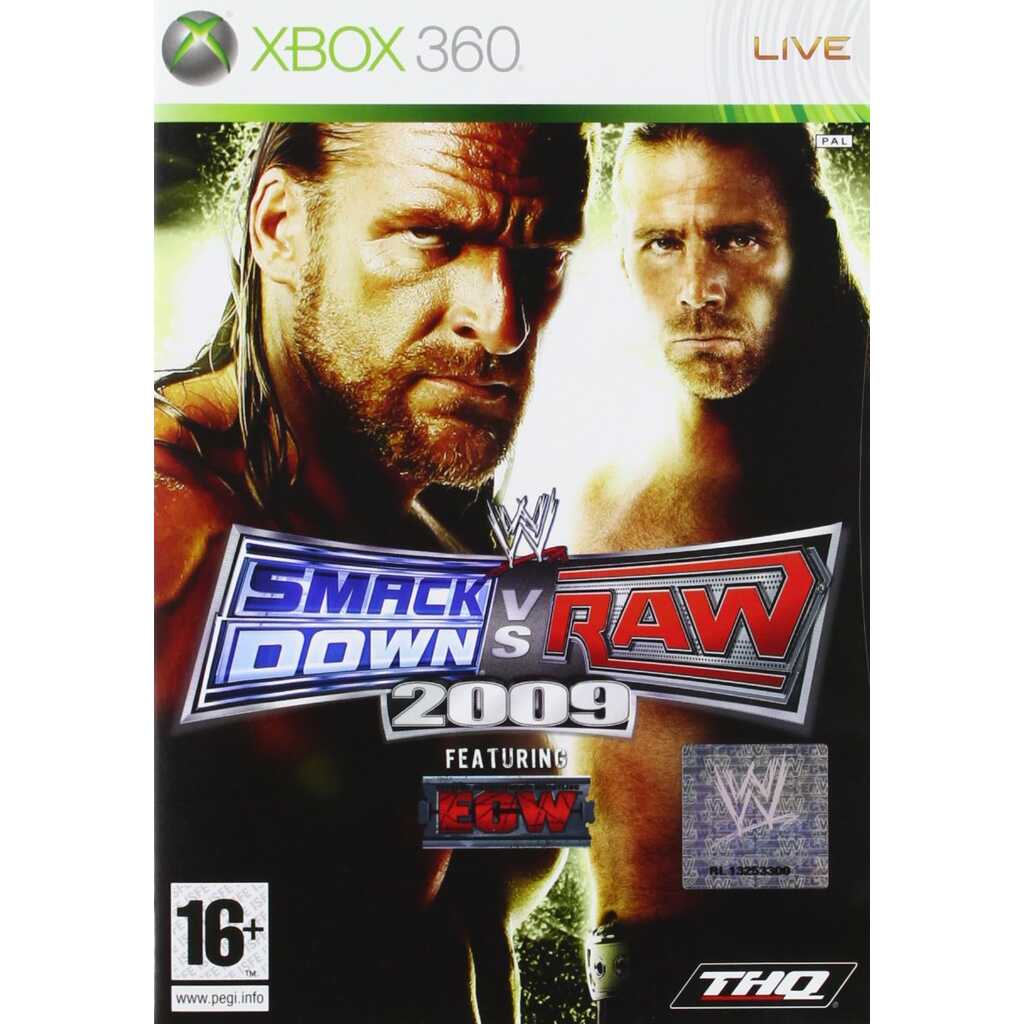 X360 SMACKDOWN VS RAW 2009