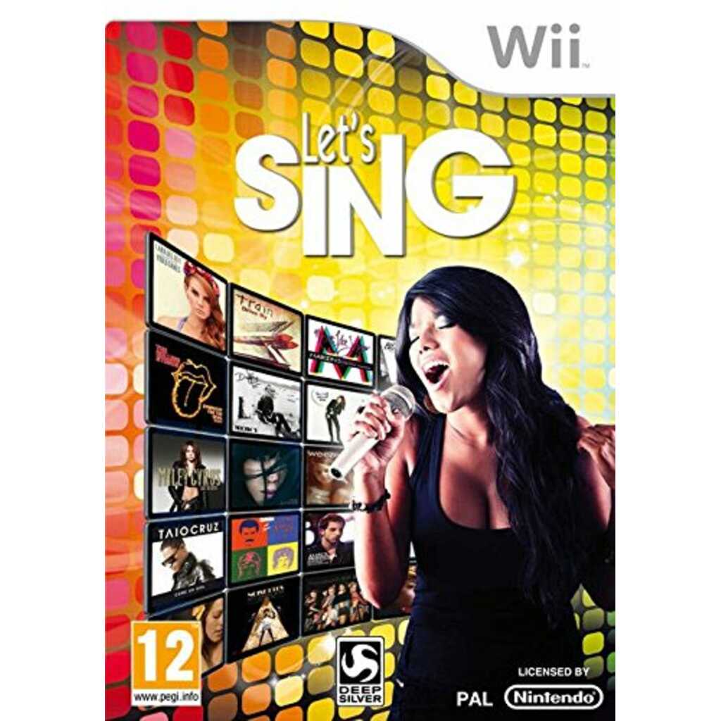 WII LETS SING + 2 MICROS