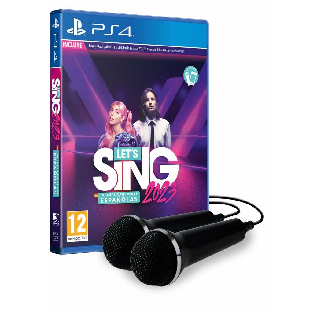 PS4 LETS SING 2023 + 2 MICROS (PROMO)