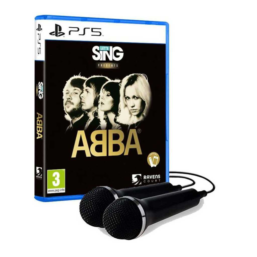 PS5 LETS SING ABBA + 2 MICROS (PROMO)
