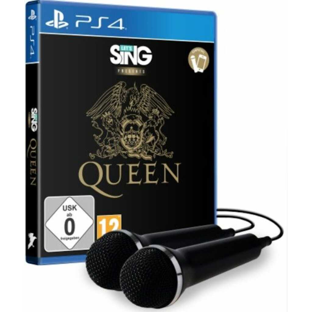 PS4 LETS SING QUEEN + 2 MICROS