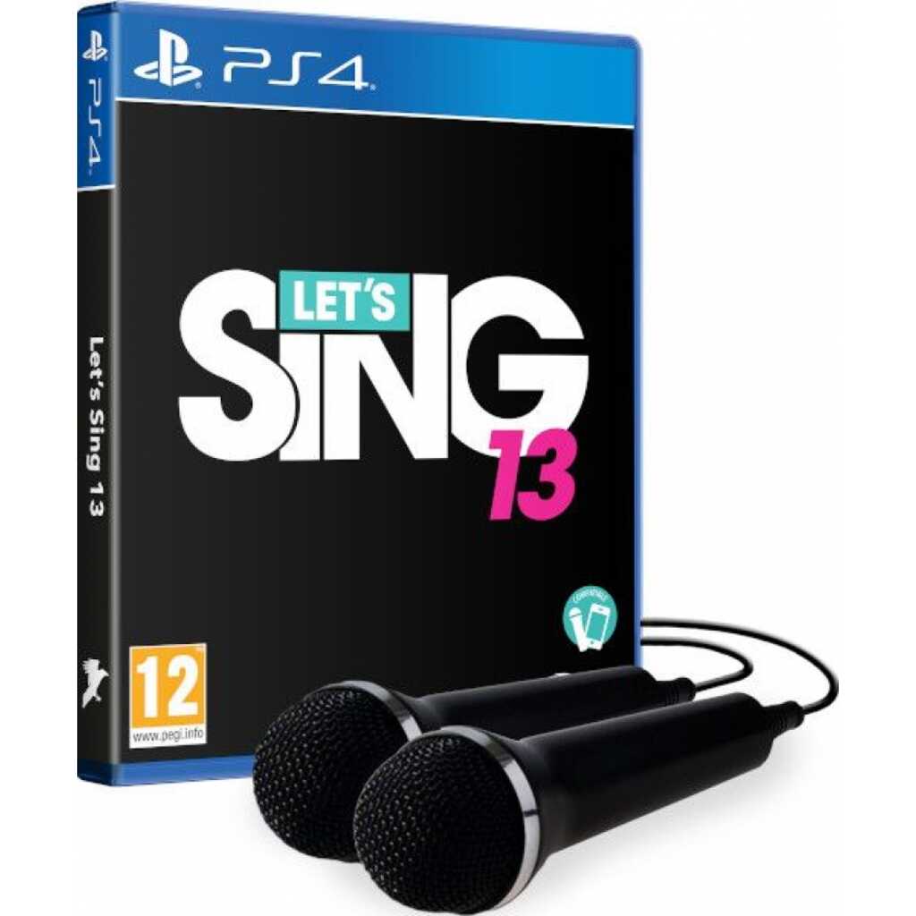 PS4 LETS SING 13 + 2 MICROS