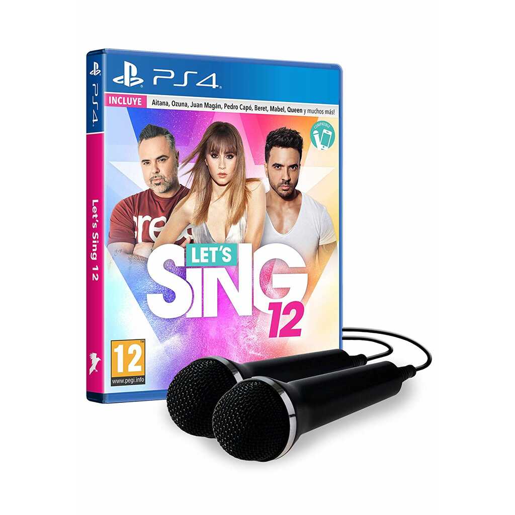PS4 LETS SING 12 + 2 MICROS