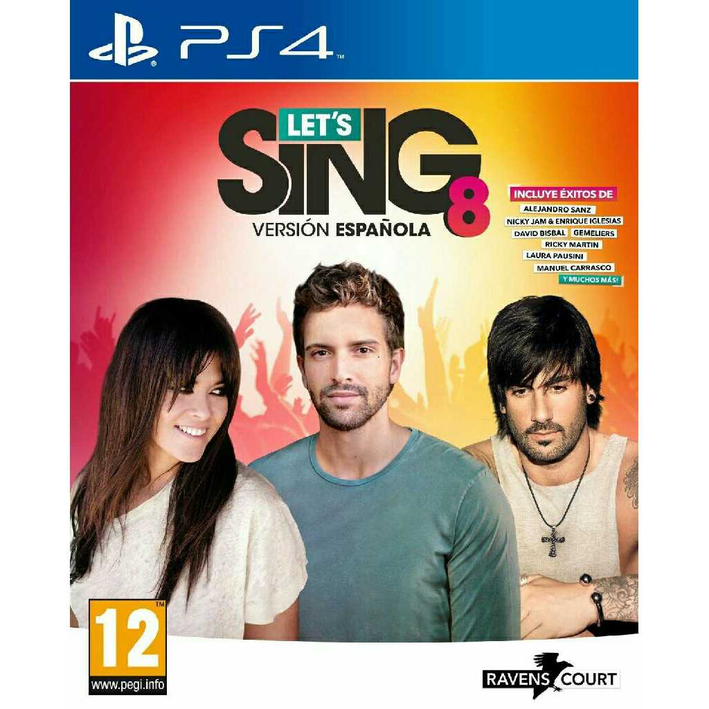 PS4 LETS SING 8 VERSION ESPAÑOLA