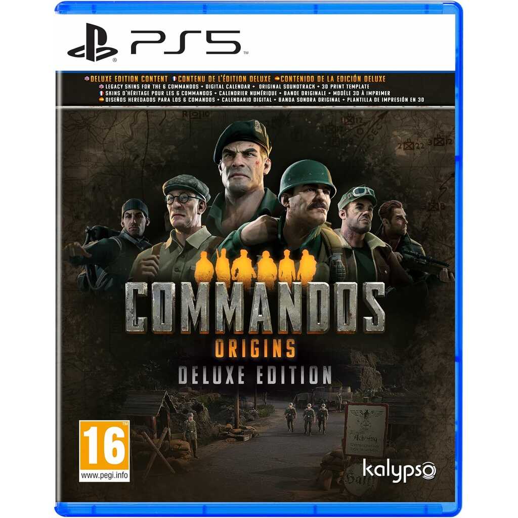 PS5 COMMANDOS ORIGINS DELUXE EDITION