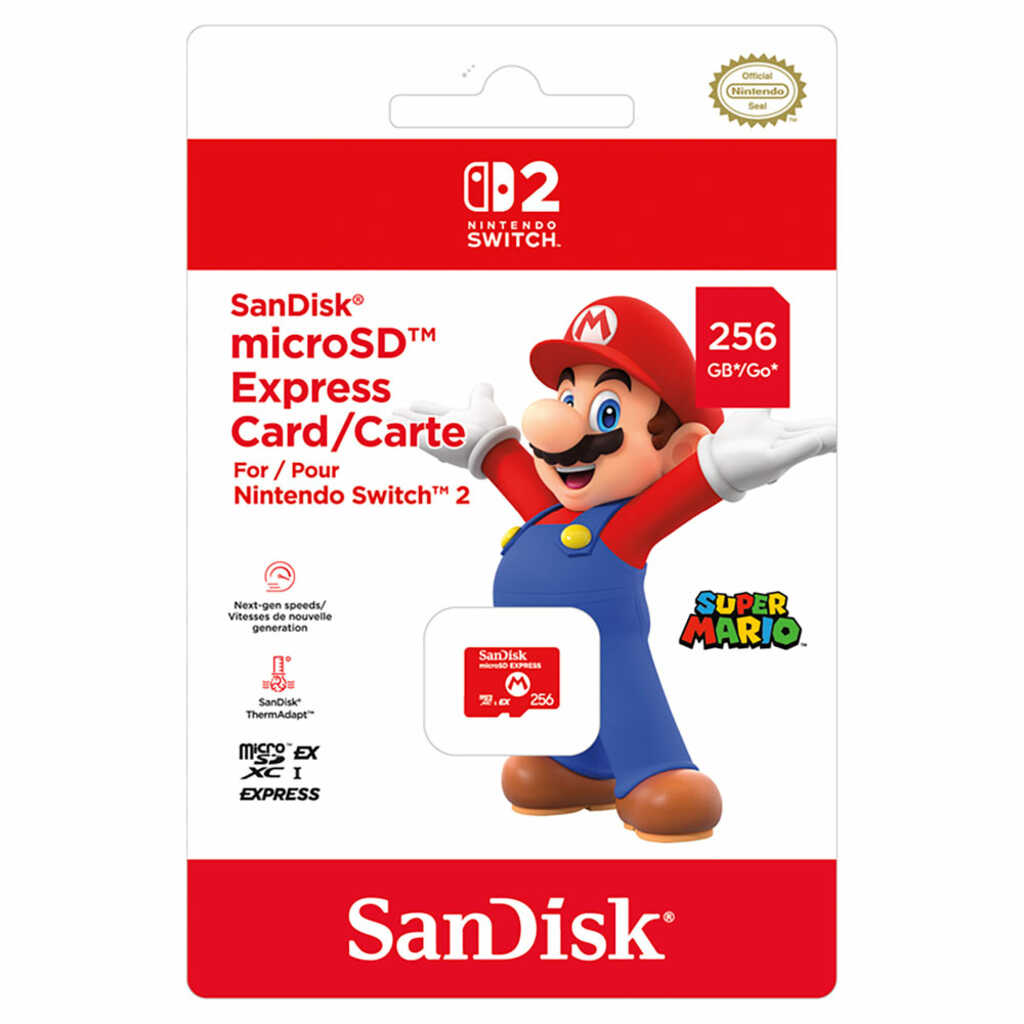TARJETA MEMORIA SANDISK MICROSD EXPRESS 256 GB SW2