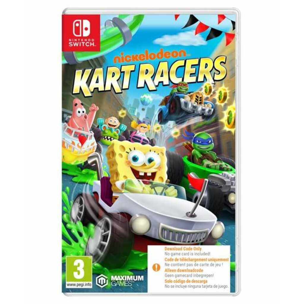 SWITCH NICKELODEON KART RACERS "CODE IN BOX"