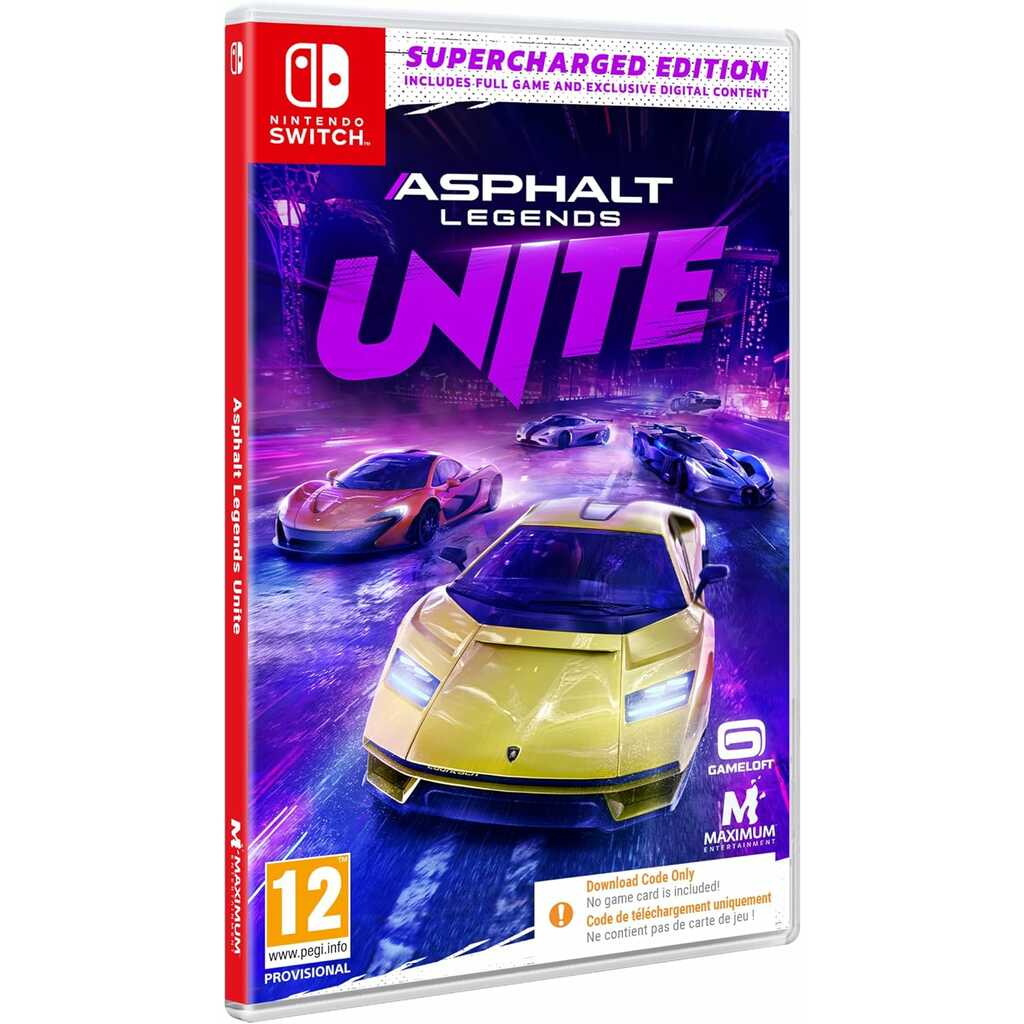SWITCH ASPHALT LEGENDS UNITE: SUPERCHARGED (CODE)