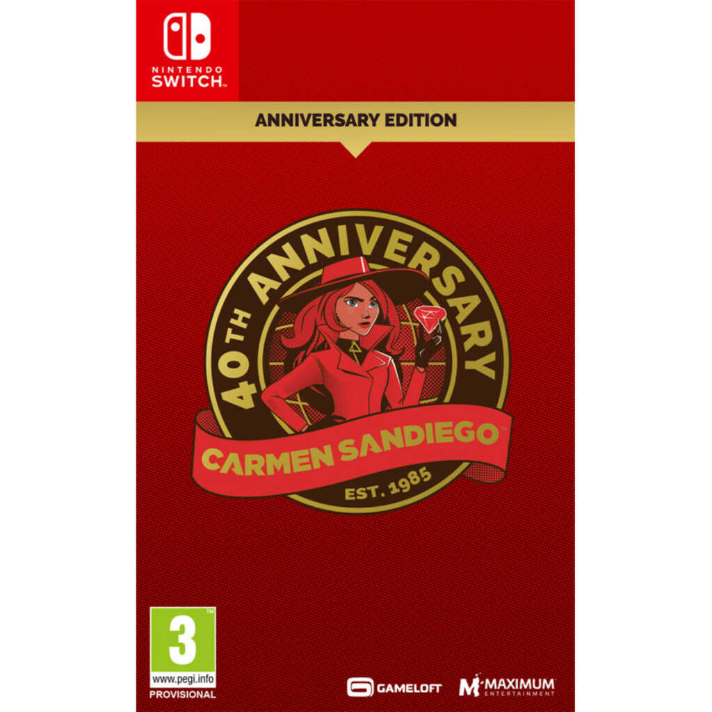 SWITCH CARMEN SANDIEGO 40TH ANNIVERSARY EDITION