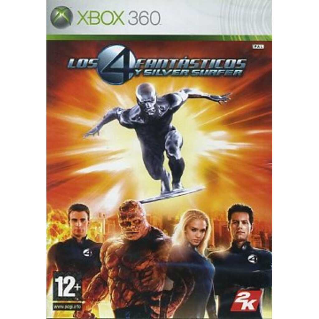X360 LOS 4 FANTASTICOS Y SILVER SURFER