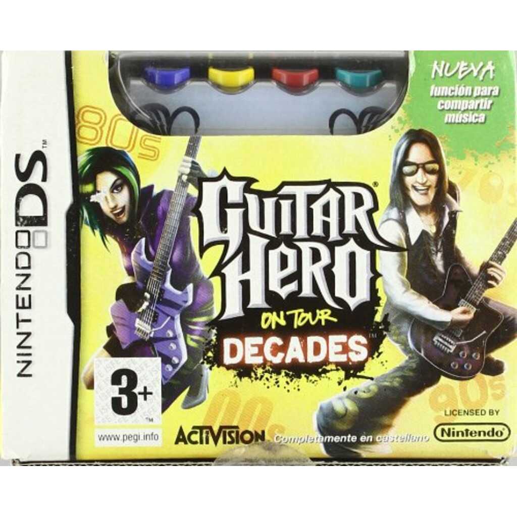 NDS GUITAR HERO ON TOUR DECADES + PULSAD.