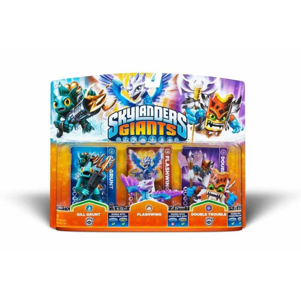 SKYLANDERS PACK 3 (GILL GRUNT+FLASHWING+DOUBLE TR)