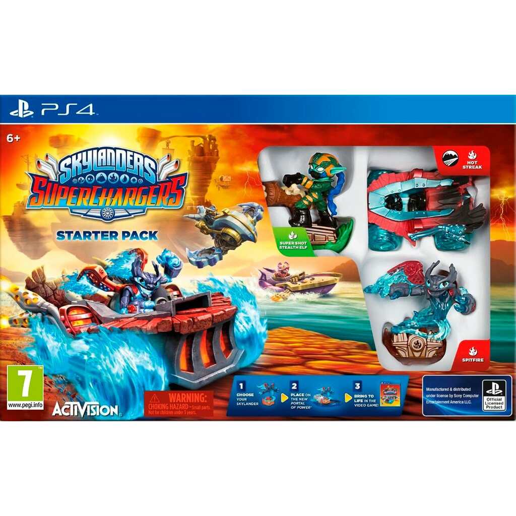 PS4 SKYLANDERS SUPERCHARGER STARTER PACK