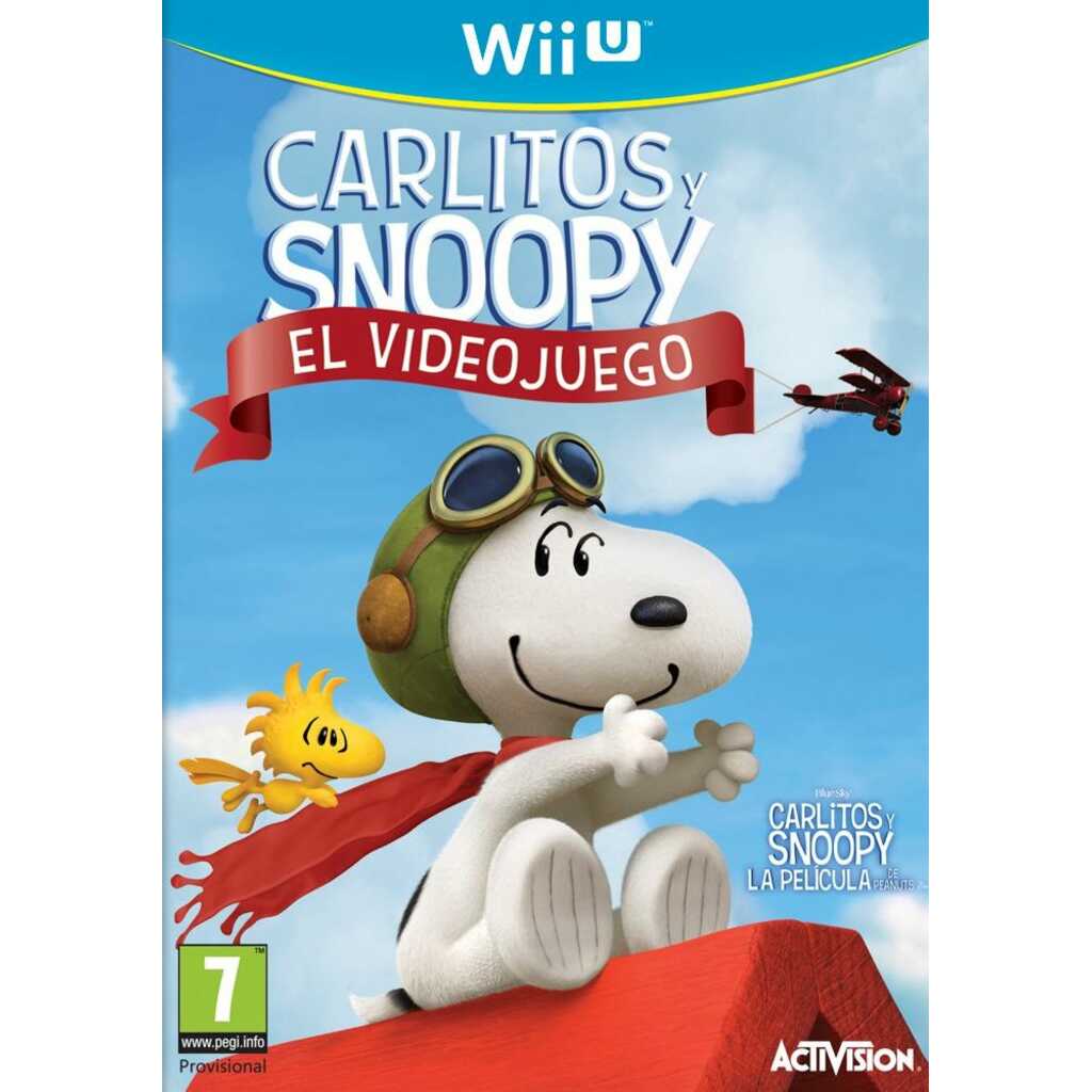 WIIU CARLITOS Y SNOOPY EL VIDEOJUEGO