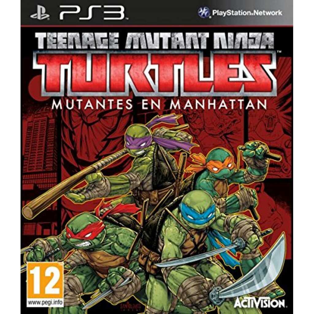 PS3 TEENAJE MUTANT NINJA TURTLES MUTANTES MANHATTA