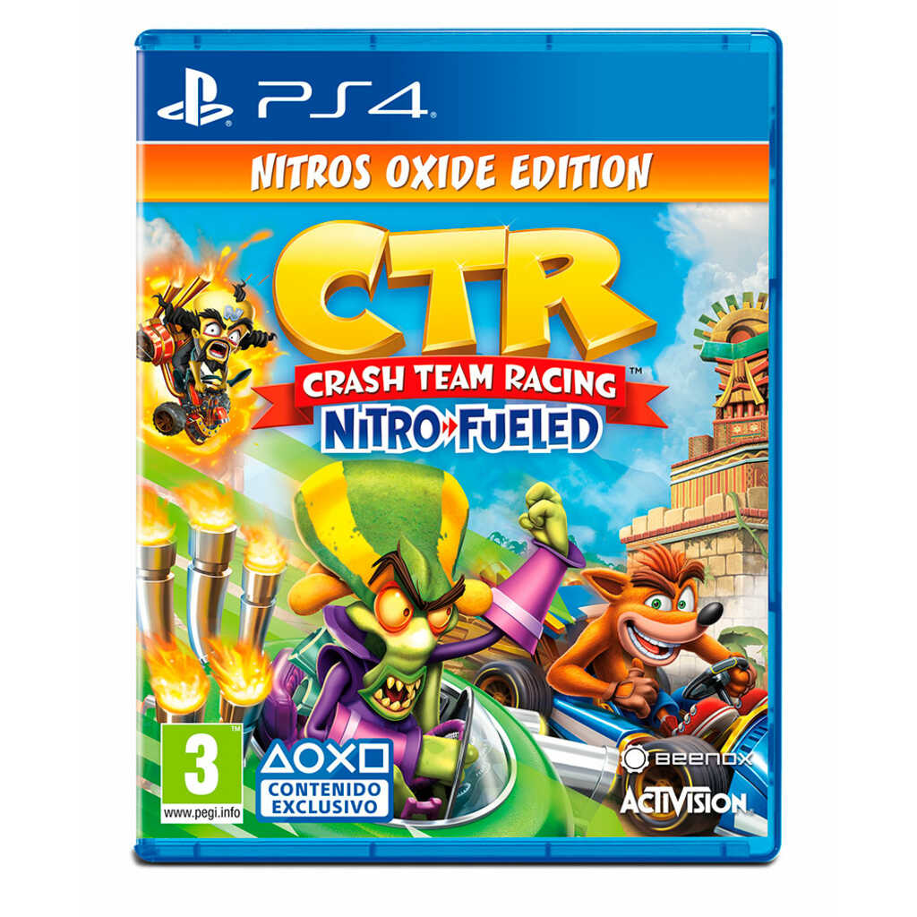 PS4 CRASH TEAM RACING NITRO FUELED EDICION NITROS