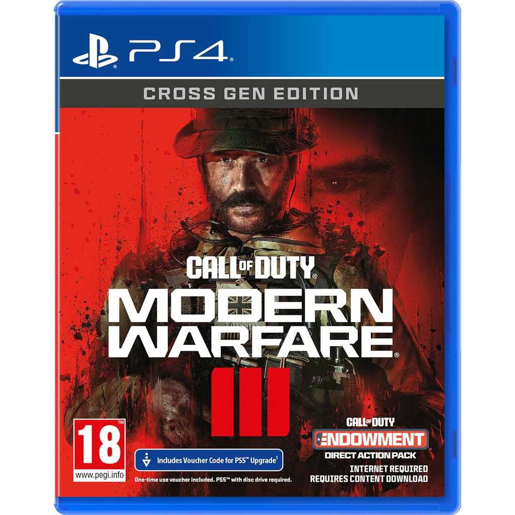 PS4 CALL OF DUTY MODERN WARFARE 3 ENDOWMENT