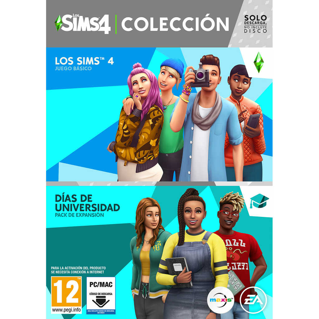 PC LOS SIMS 4 + DIAS DE UNIVERSIDAD