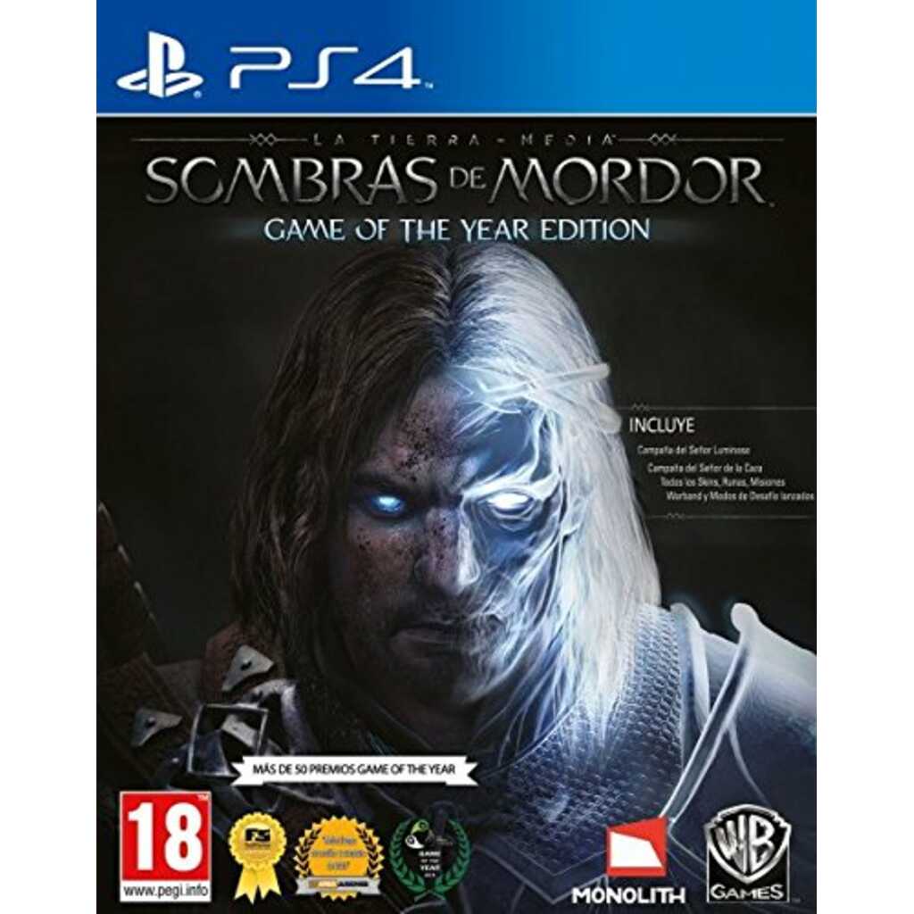 PS4 SOMBRAS DE MORDOR GOTY