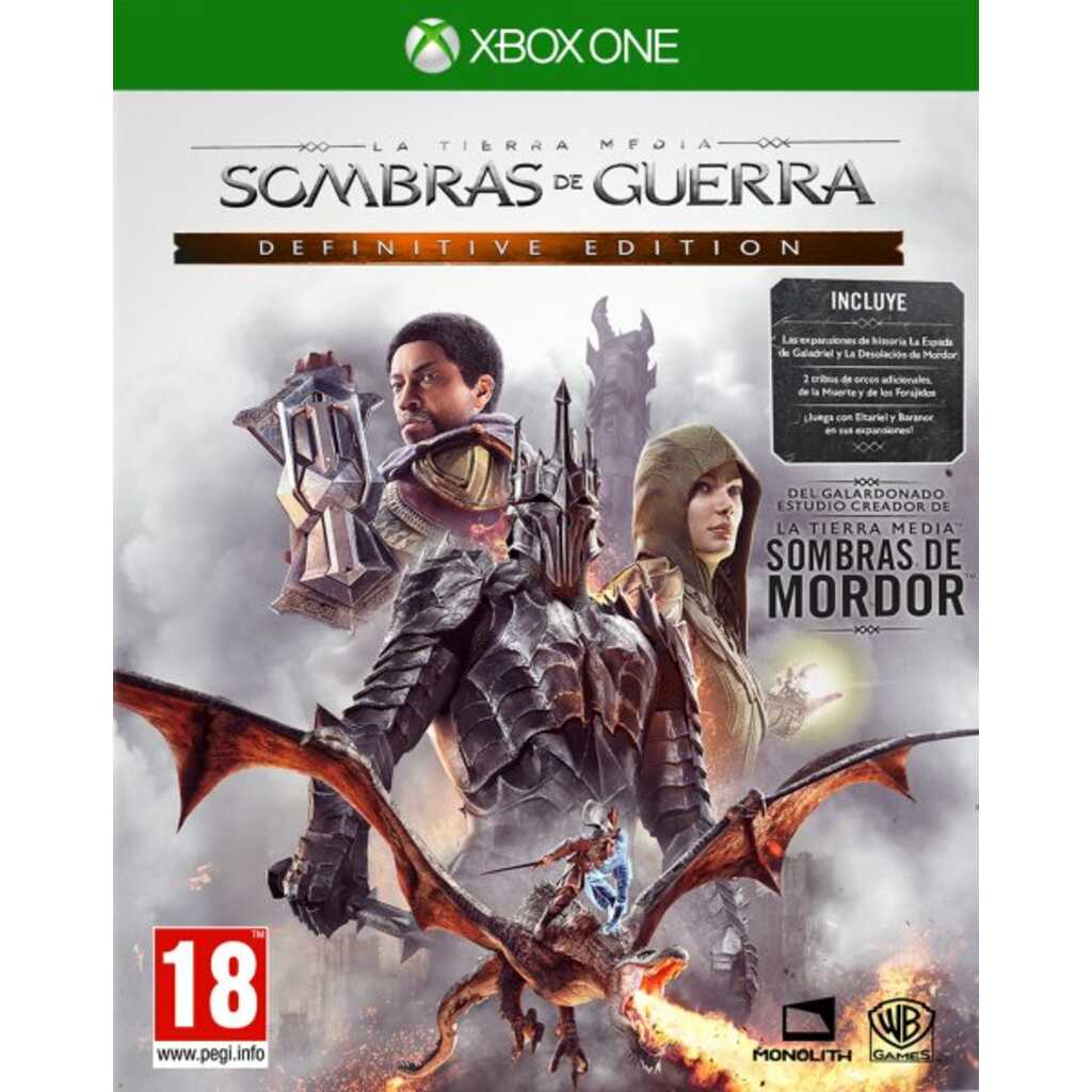XBOXONE SOMBRAS DE GUERRA DEFINITIVE EDITION