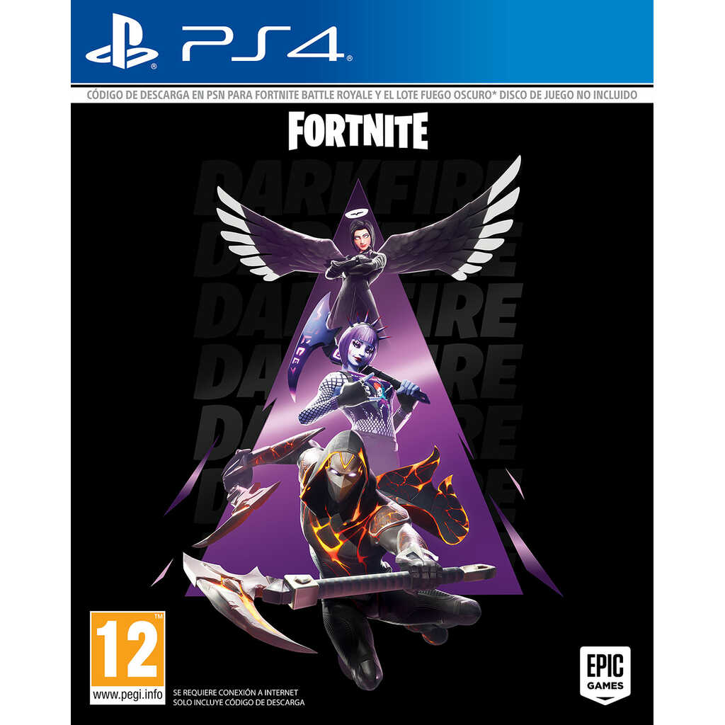 PS4 FORTNITE LOTE FUEGO OSCURO