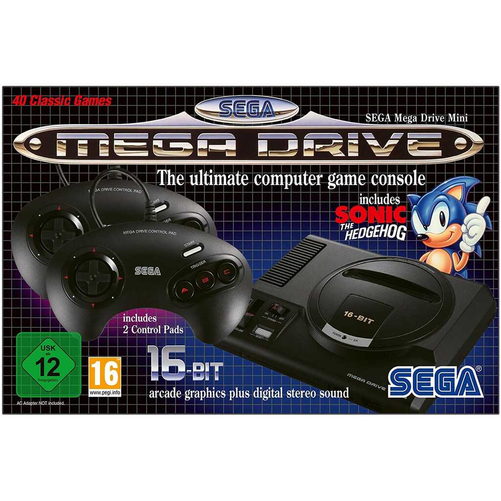 CONSOLA SEGA MEGADRIVE MINI + 40 JUEGOS