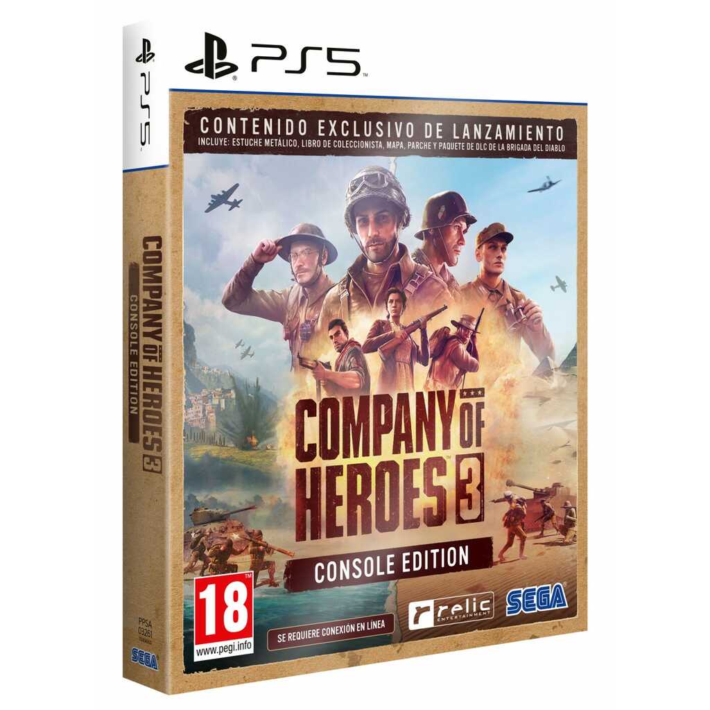 PS5 COMPANY OF HEROES 3 LIMITED EDITION METAL CASE