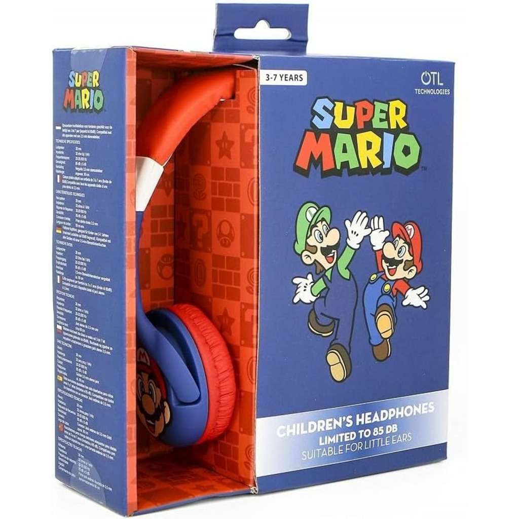 AURICULARES SUPER MARIO PARA NIÑOS