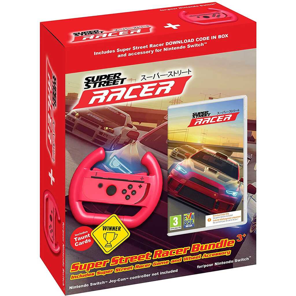 SWITCH SUPER STREET RACER + VOLANTE
