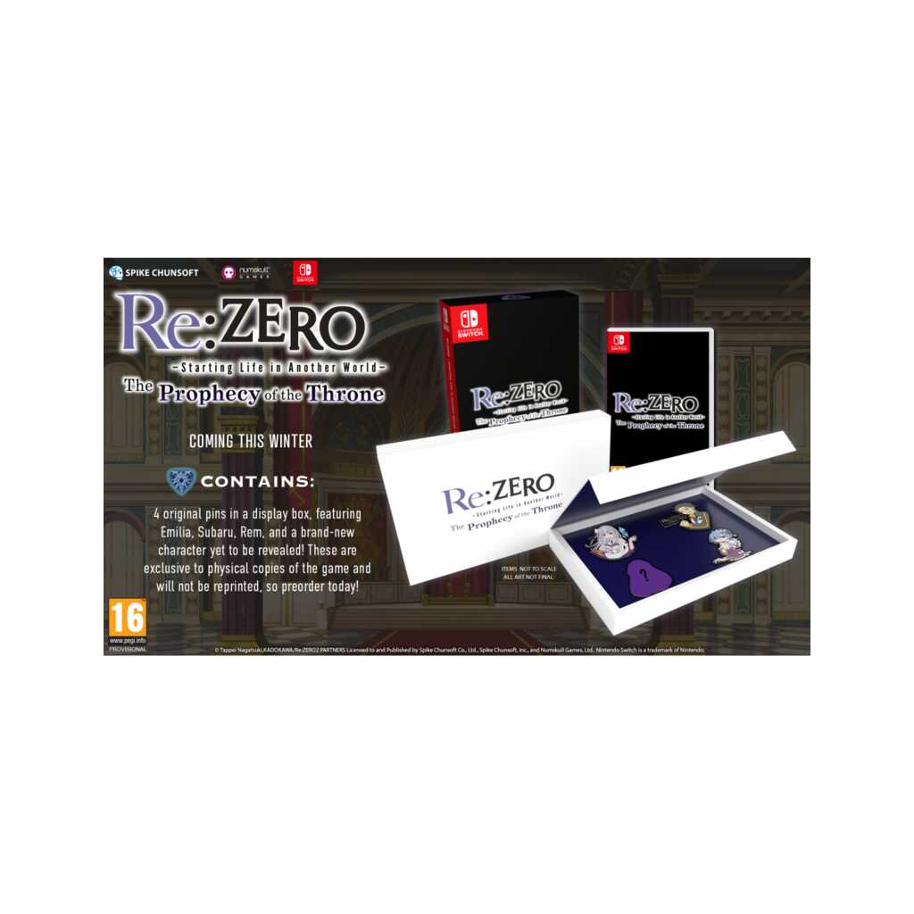 SWITCH RE:ZERO - THE PROPHECY OF THE THRONE