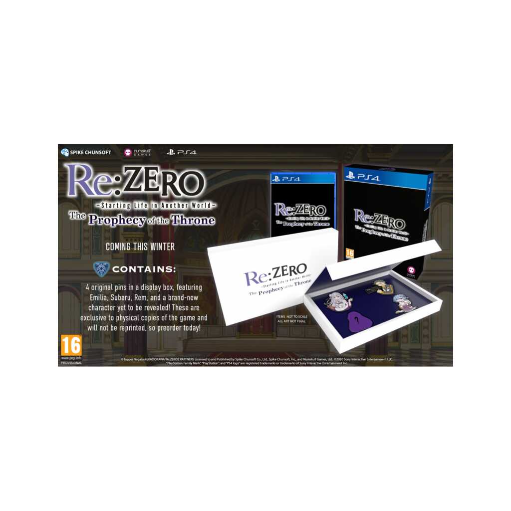 PS4 RE:ZERO - THE PROPHECY OF THE THRONE