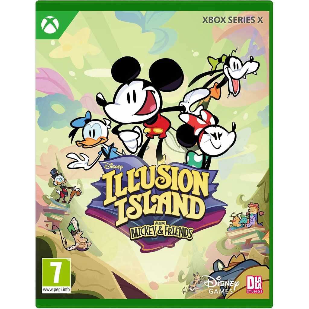 XBOXX DISNEY ILLUSION ISLAND STARRING MICKEY & F.