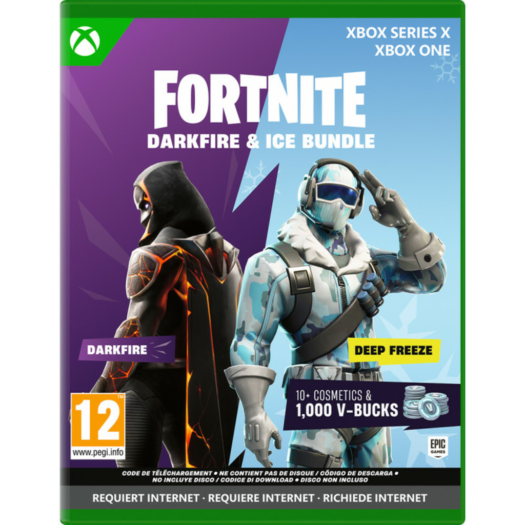 XBOXX FORTNITE LOTE DE FUEGO OSCURO Y HIELO