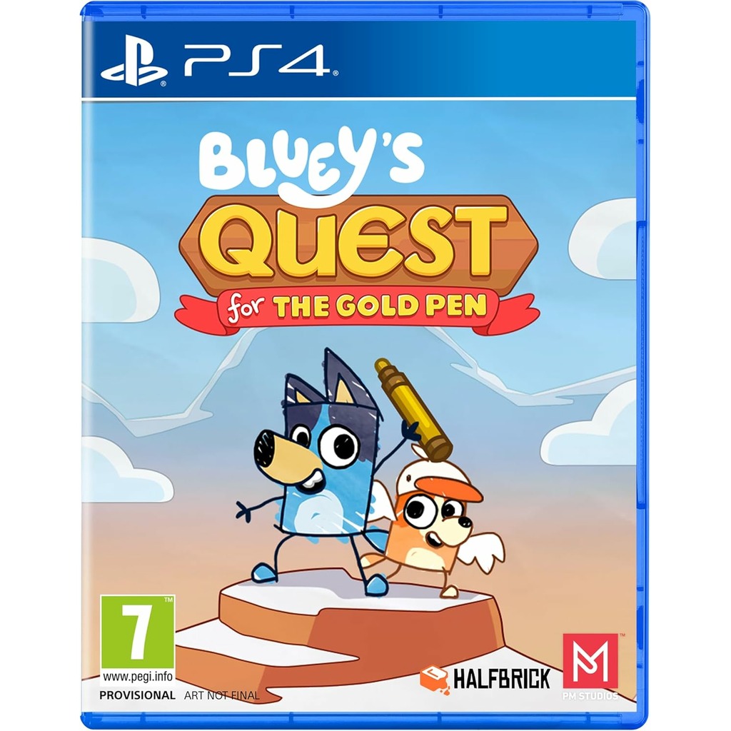 PS4 BLUEY'S QUEST FOR THE GOLD PEN