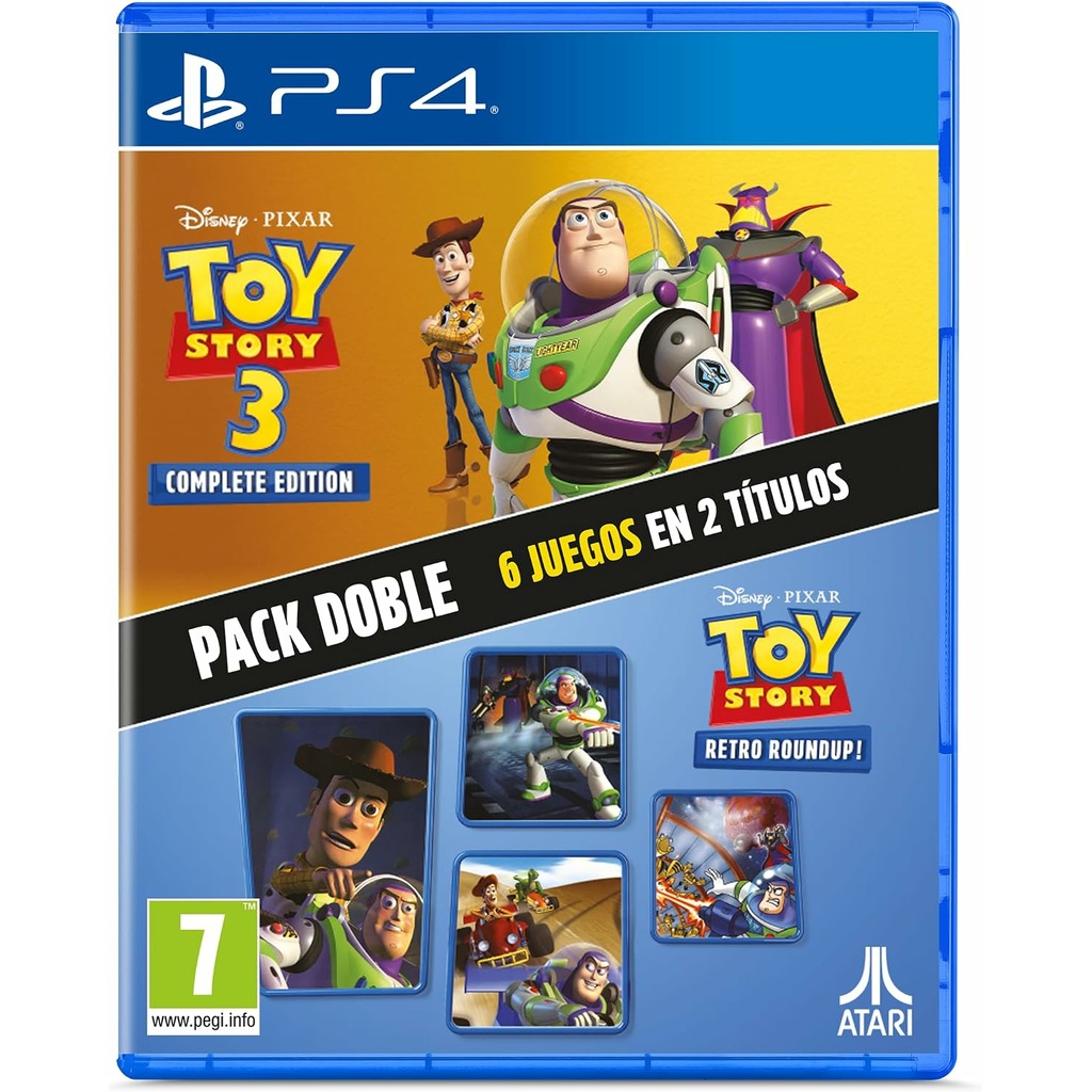 PS4 TOY STORY:RETRO ROUNDUP+TOY STORY 3 COMPLETE