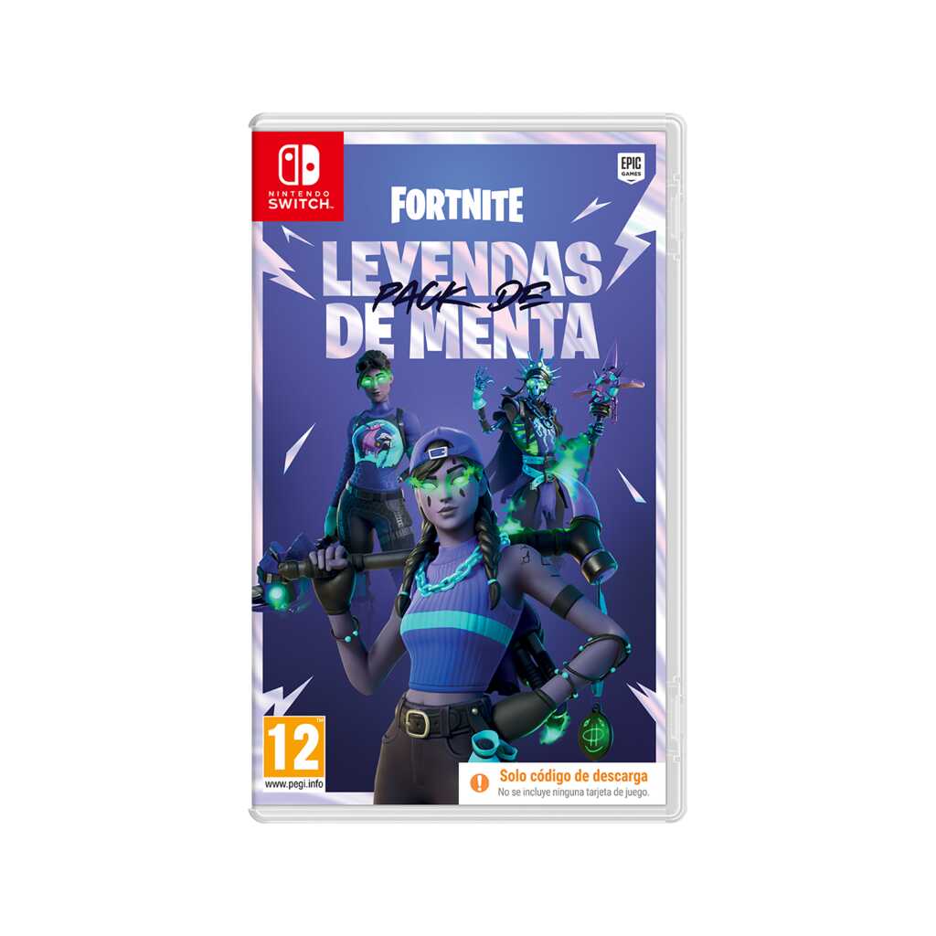 SWITCH FORTNITE: PACK DE LEYENDAS DE MENTA (PROMO)
