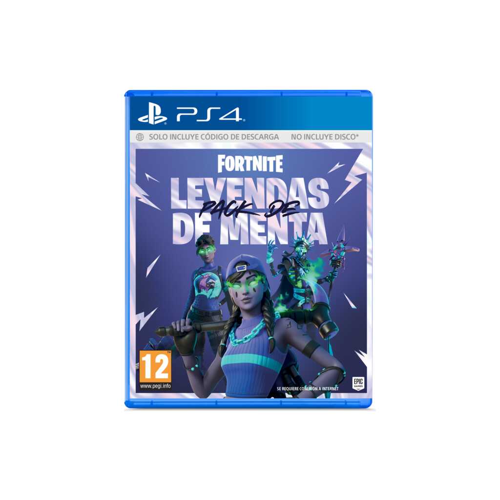 PS4 FORTNITE: PACK DE LEYENDAS DE MENTA (PROMO)