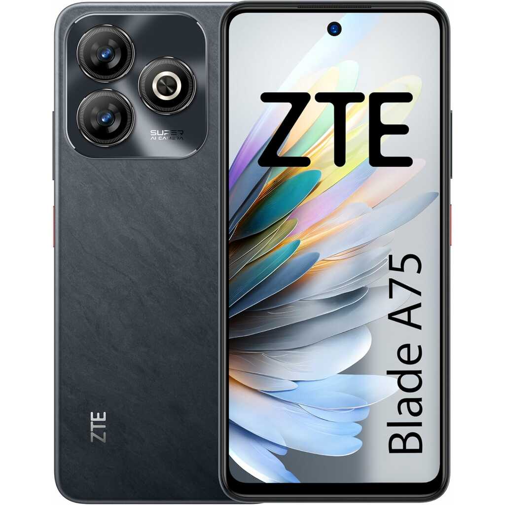 SMARTPHONE 6,6" ZTE BLADE A75 256+4 GB NEGRO SMARTPHONE 6,6" ZTE BLADE A75 256+4 GB NEGRO