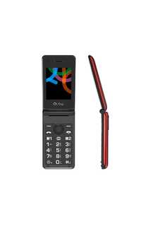 TELEFONO MOVIL 2,4" QUBO X-28BRD CON TAPA ROJO