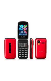TELEFONO MOVIL 2,8" QUBO SENIOR P-210RD ROJO