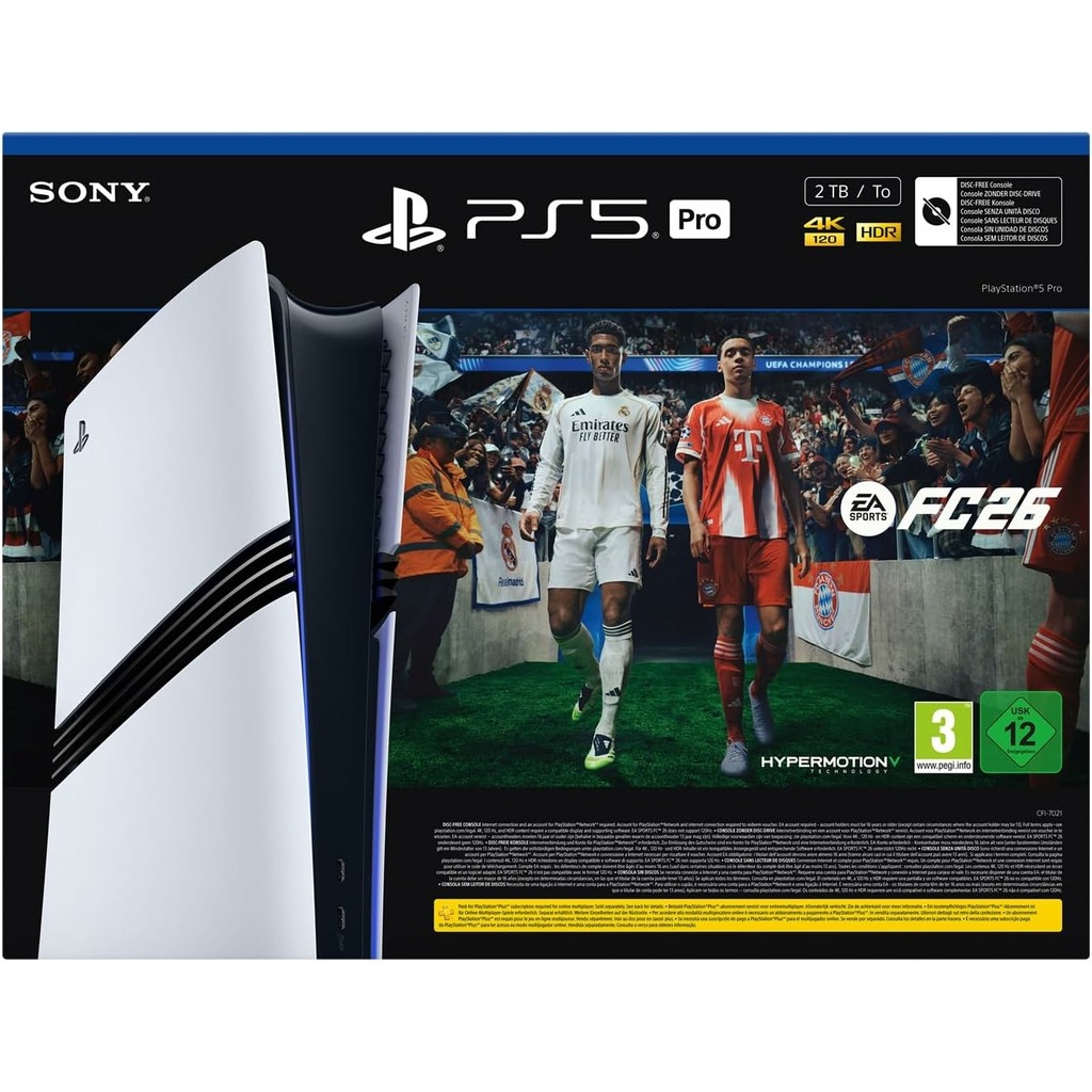 CONSOLA PS5 PRO 2 TB + EA SPORTS FC 26