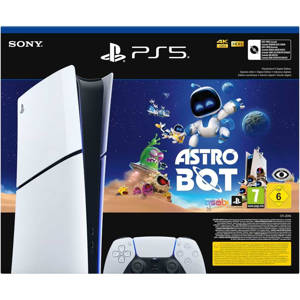 CONSOLA PS5 SLIM DIGITAL + ASTROBOT