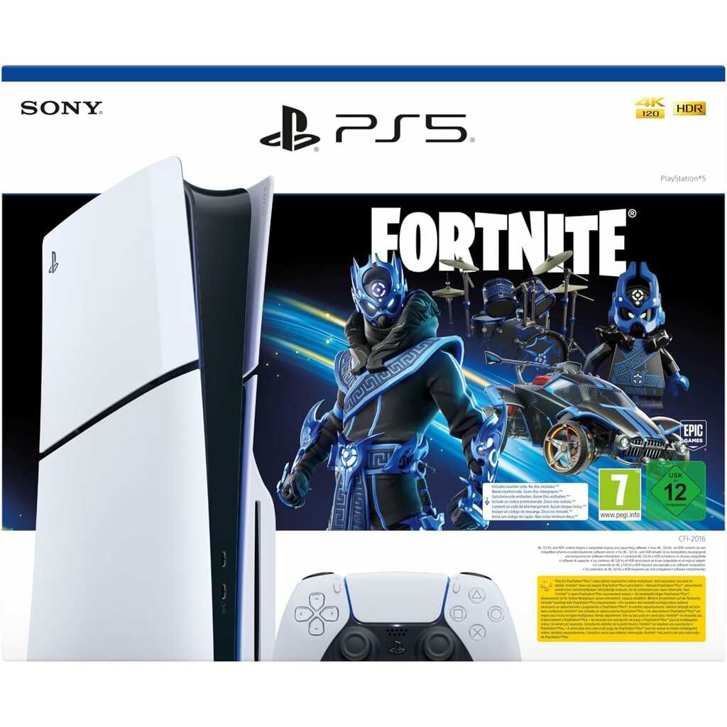 CONSOLA PS5 SLIM LECTOR FORTNITE