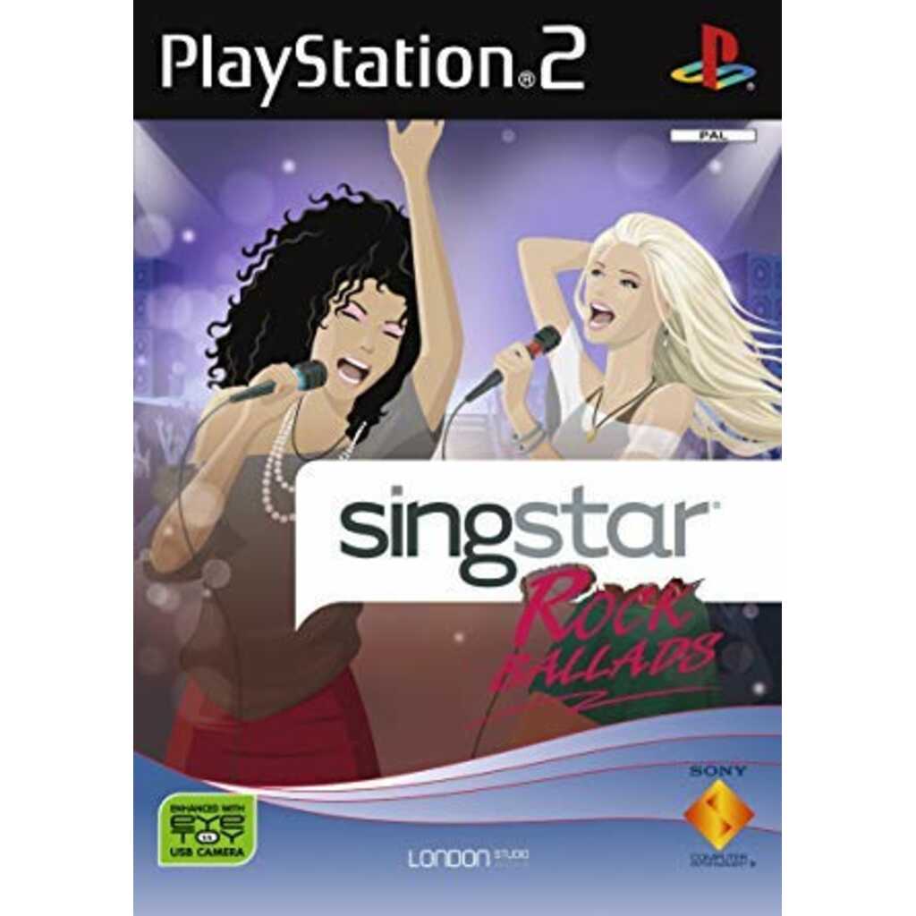 PS2 SINGSTAR ROCK BALLADS + MICROS