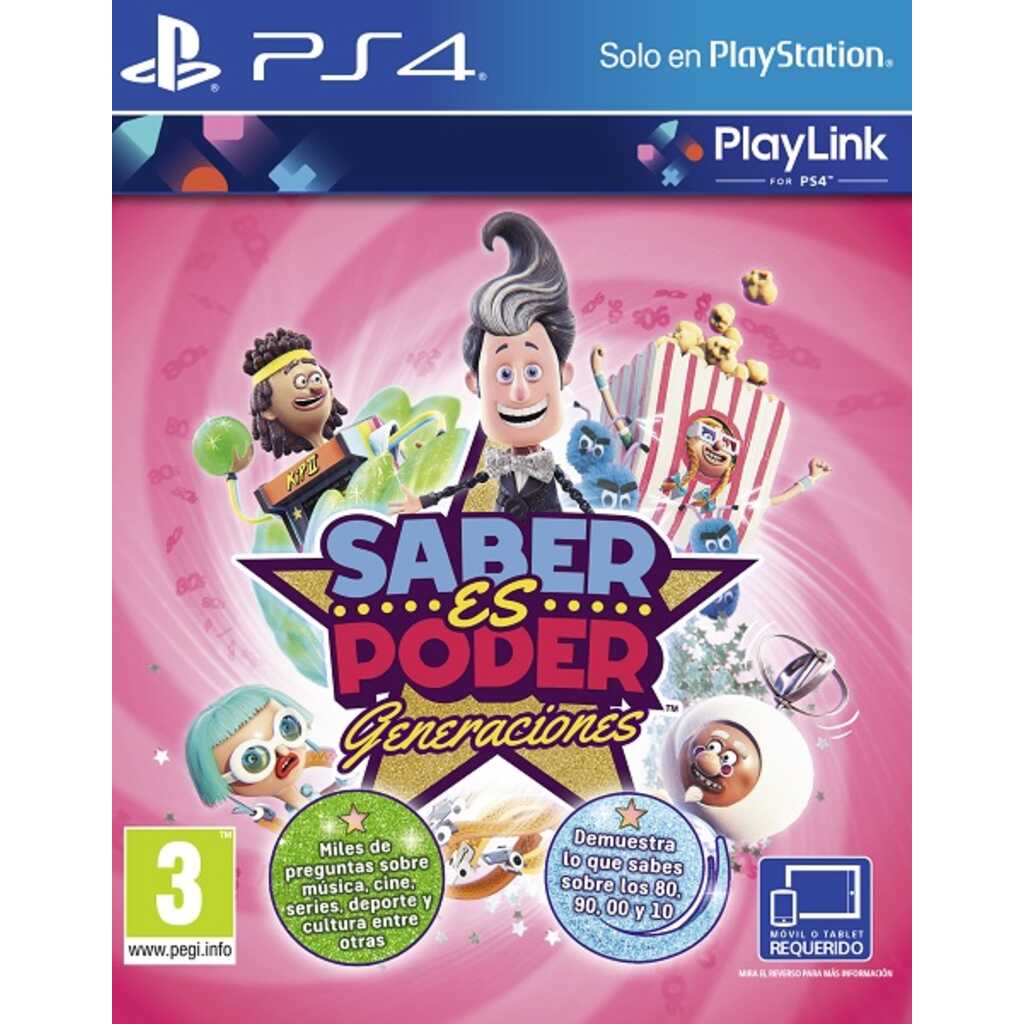PS4 SABER ES PODER GENERACIONES