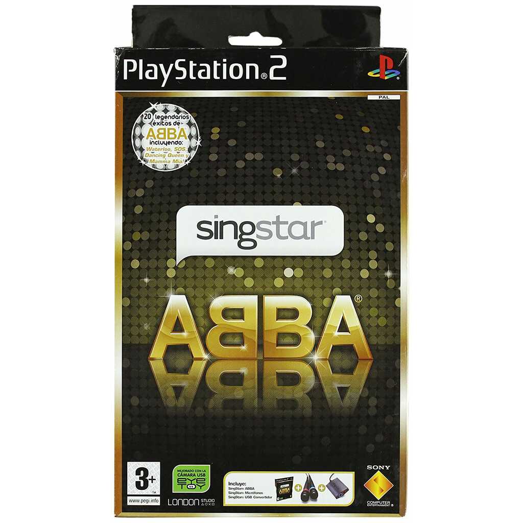 PS2 SINGSTAR ABBA + MICROS